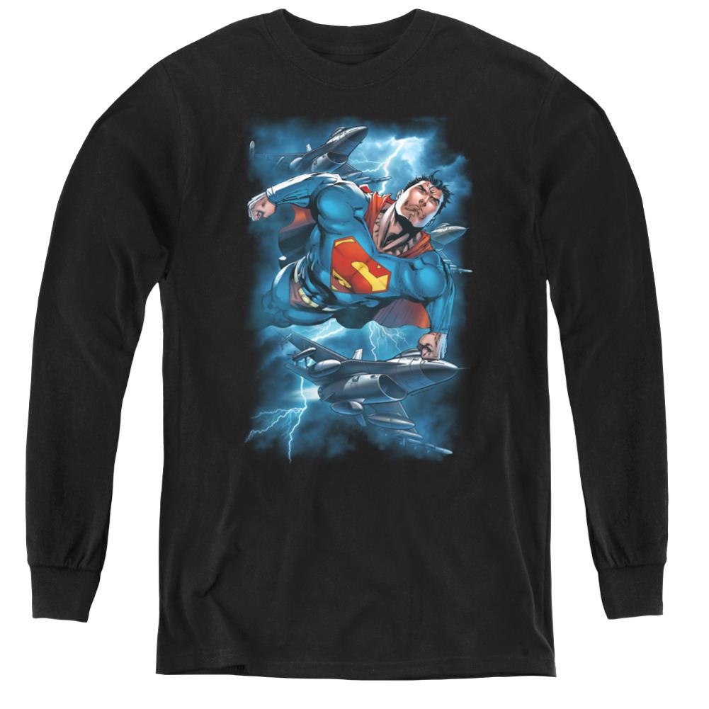 Superman Stormy Flight Youth LS T