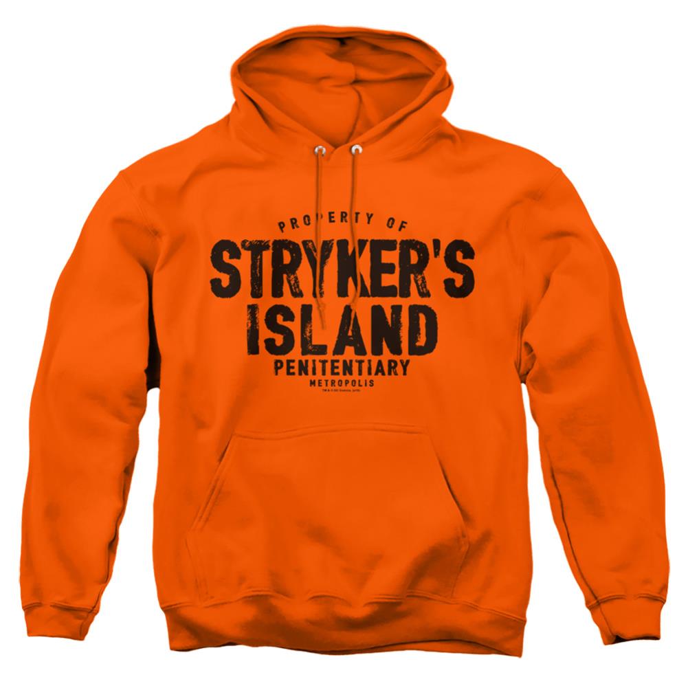 Superman Strykers Island Men's Pull-Over 75 25 Poly Hoodie