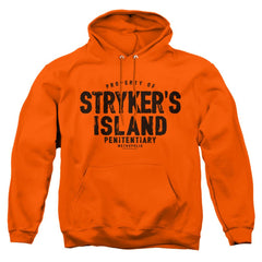 Superman Strykers Island Men's Pull-Over 75 25 Poly Hoodie