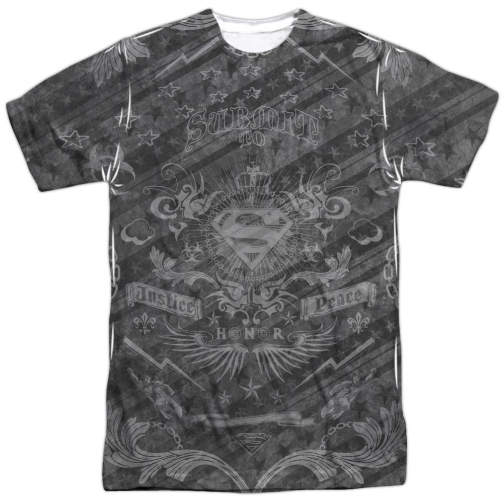 Superman Submit Men's Regular Fit Polyester SS T