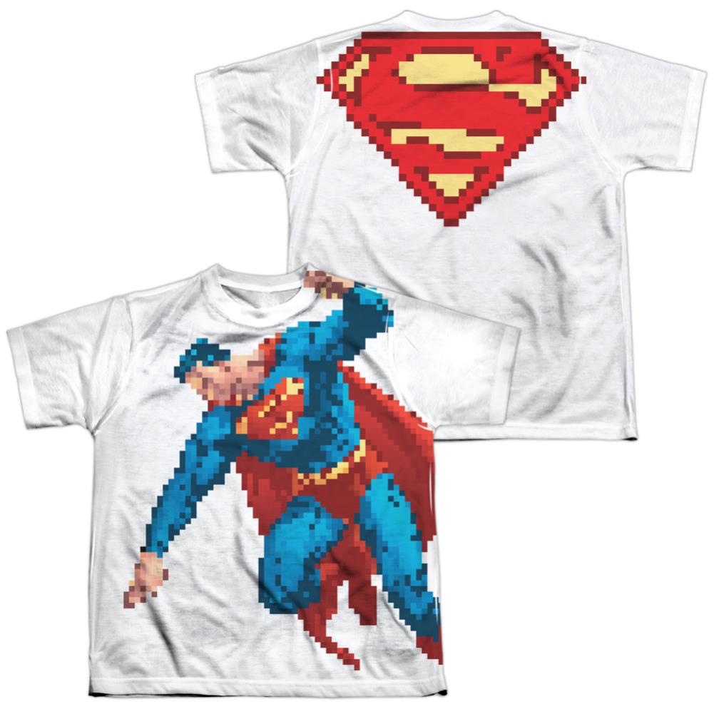 Superman Suoerbit (Front/Back Print) Youth Regular Fit Poly SS T