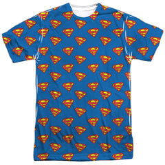 Superman Super All Over Men's Regular Fit Polyester SS T