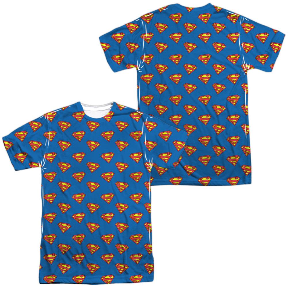 Superman Super All Over Men's Regular Fit Polyester SS T