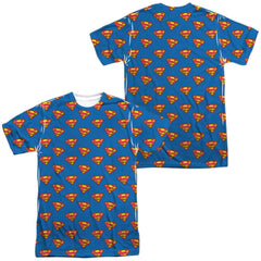Superman Super All Over Men's Regular Fit Polyester SS T