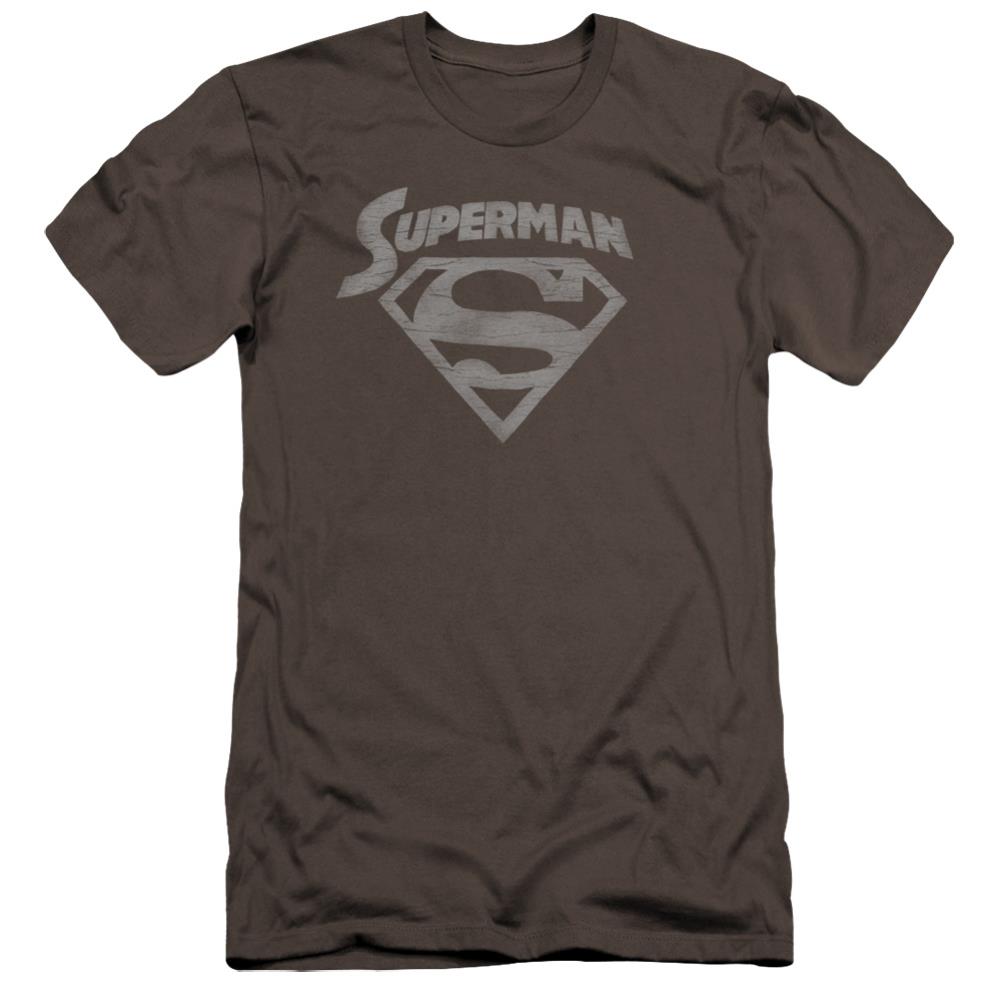 Superman Super Arch Men's Ultra-Soft 30/1 Cotton Slim SS T