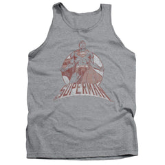 Superman Super Bad Men's 18/1 Cotton Tank Top