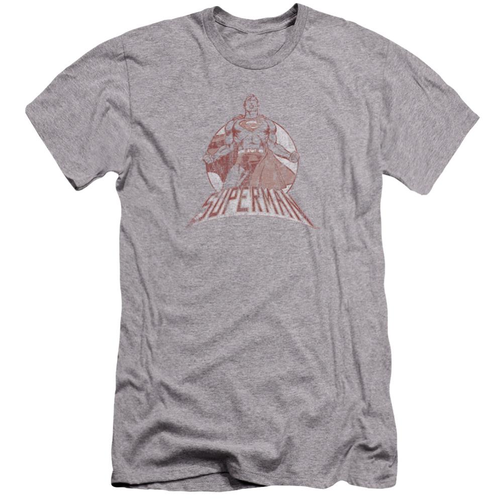 Superman Super Bad Men's Ultra-Soft 30/1 Cotton Slim SS T