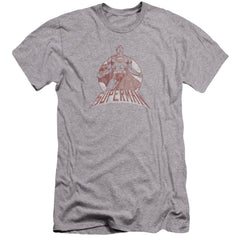 Superman Super Bad Men's Ultra-Soft 30/1 Cotton Slim SS T