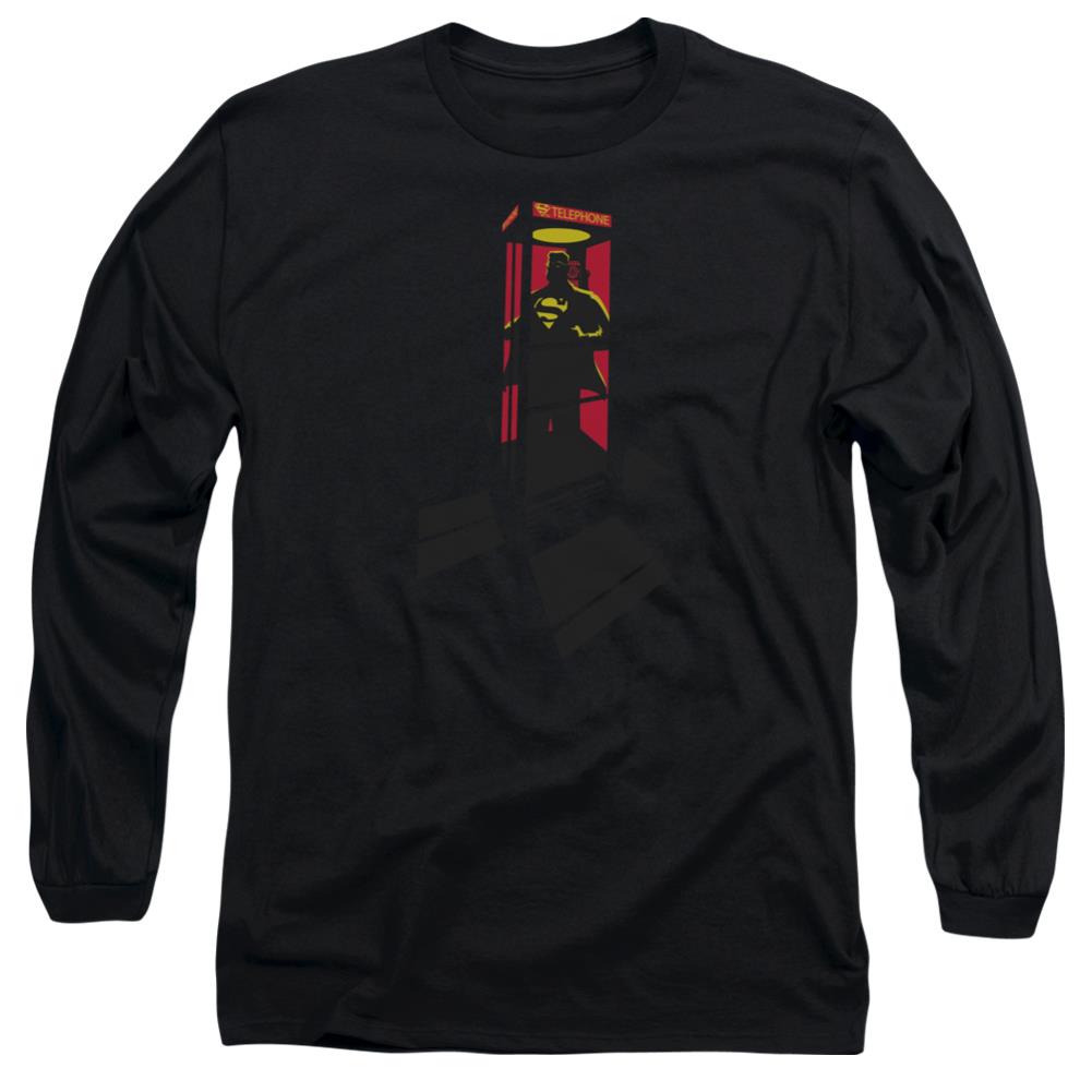 Superman Super Booth Men's 18/1 Cotton LS T