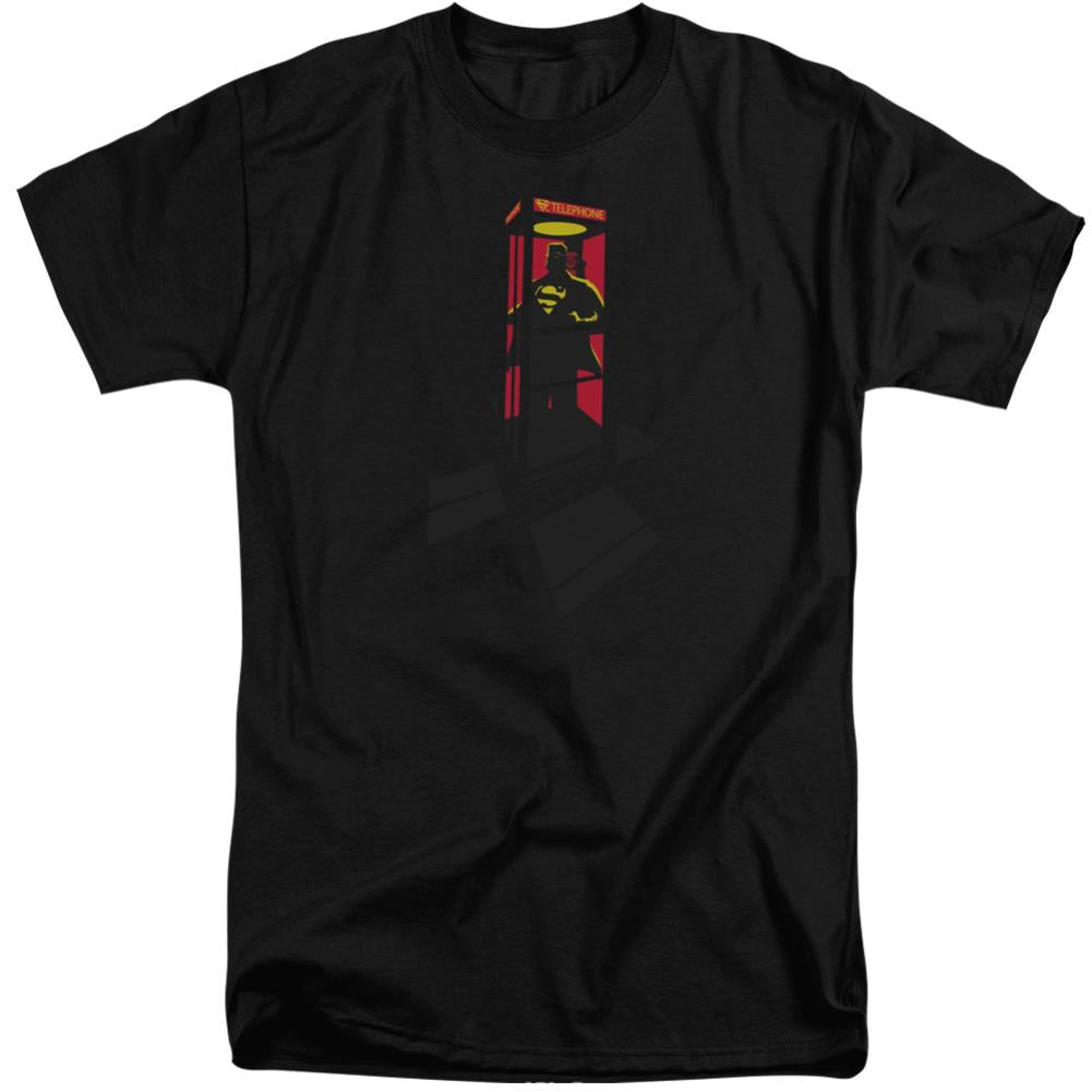 Superman Super Booth Men's 18/1 Tall Cotton SS T