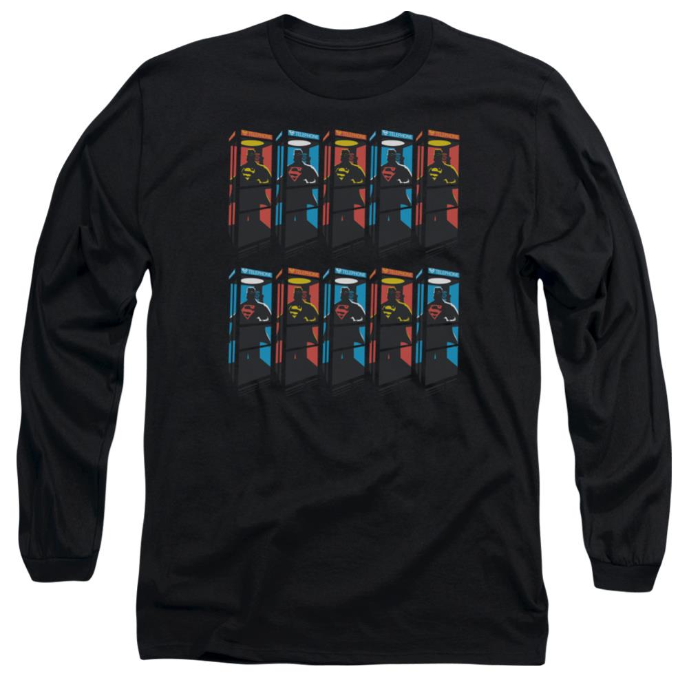 Superman Super Booths Men's 18/1 Cotton LS T