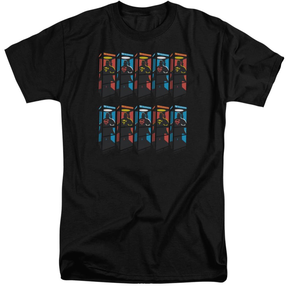 Superman Super Booths Men's 18/1 Tall Cotton SS T