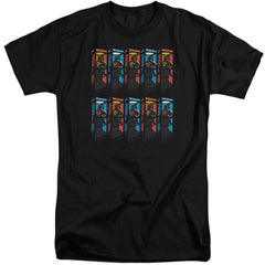 Superman Super Booths Men's 18/1 Tall Cotton SS T