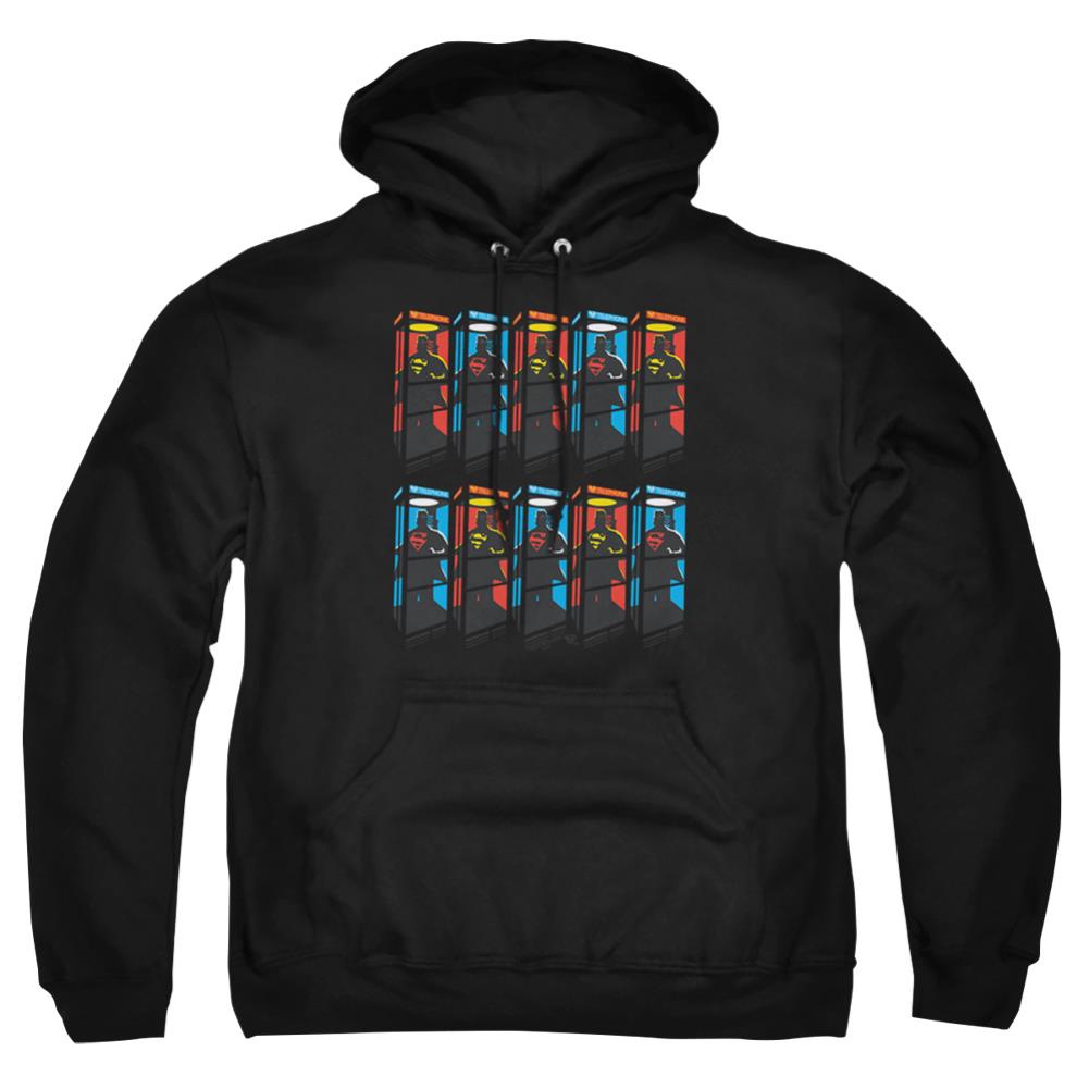Superman Super Booths Men's Pull-Over 75 25 Poly Hoodie