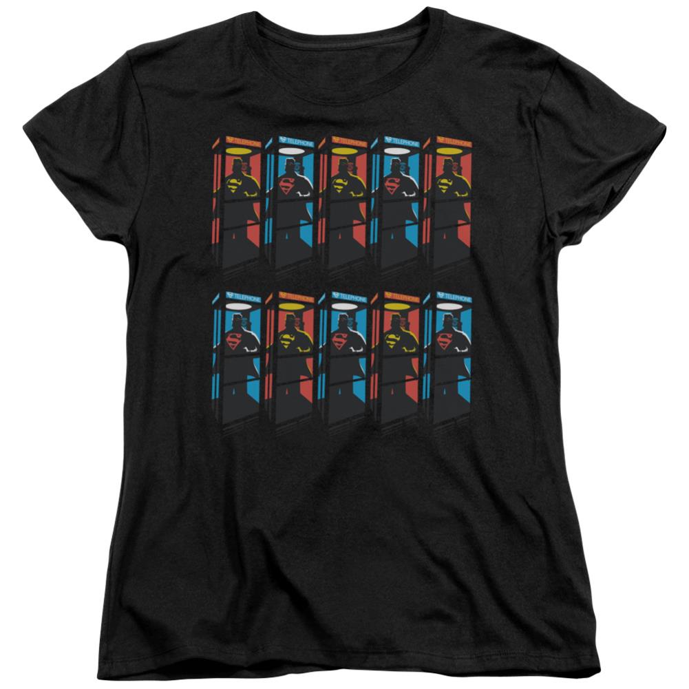 Superman Super Booths Women's 18/1 Cotton SS T