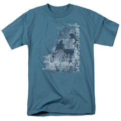 Superman Super City Men's 18/1 Cotton SS T