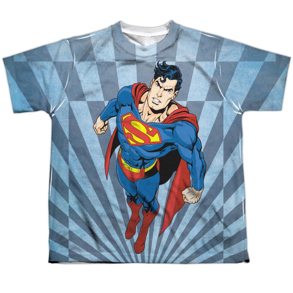 Superman Super Climb Youth Regular Fit Poly SS T