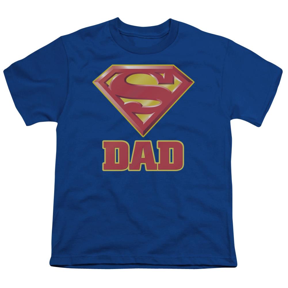 Superman Super Dad Youth 18/1 100% Cotton SS T