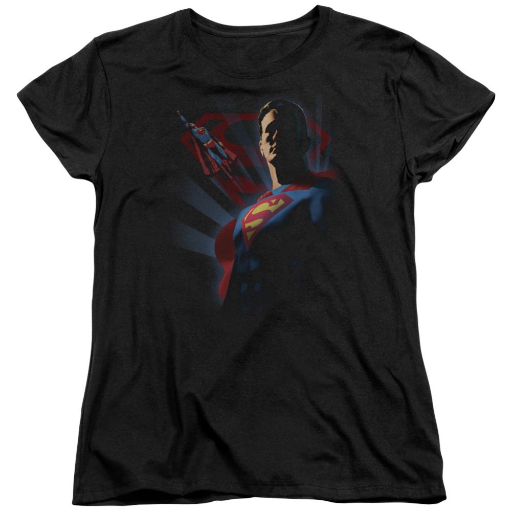 Superman Super Deco Women's 18/1 Cotton SS T