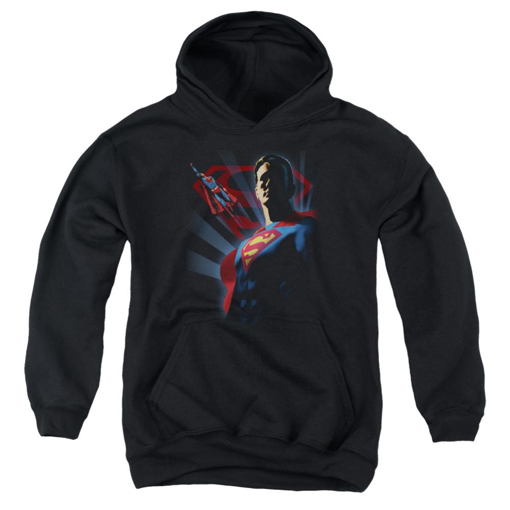 Superman Super Deco Youth Cotton Poly Pull-Over Hoodie
