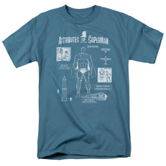 Superman Super Diagram Men's 18/1 Cotton SS T
