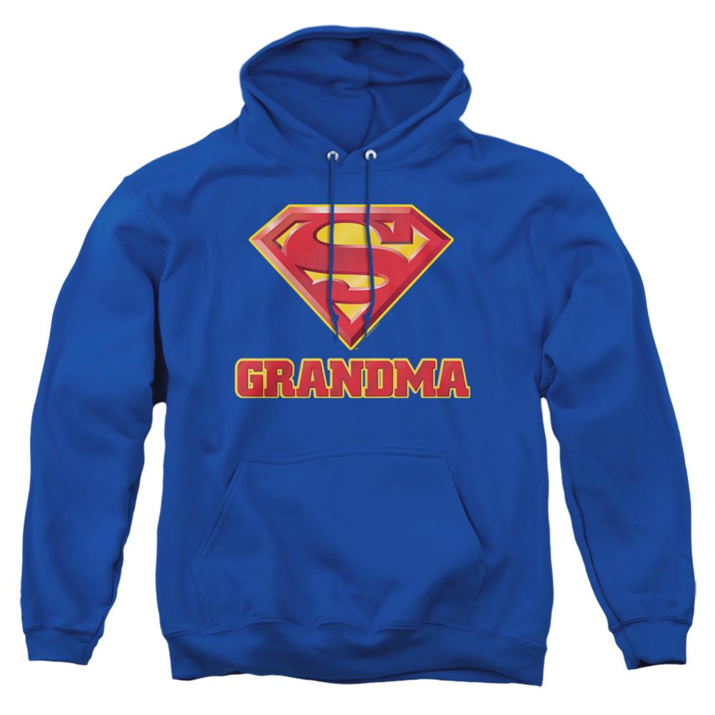 Superman Super Grandma Men's Pull-Over 75 25 Poly Hoodie