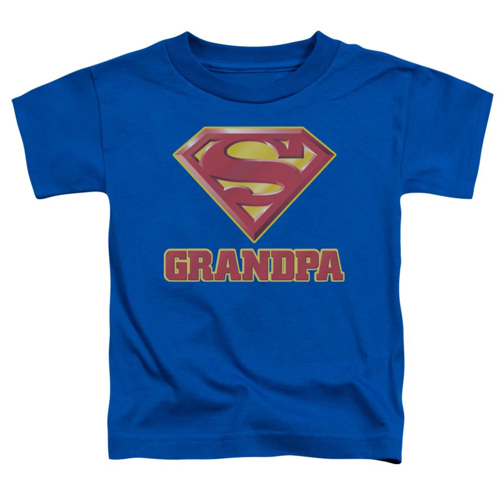 Superman Super Grandpa Toddler 18/1 Cotton SS T