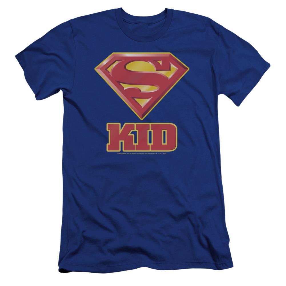 Superman Super Kid Men's Ultra-Soft 30/1 Cotton Slim SS T