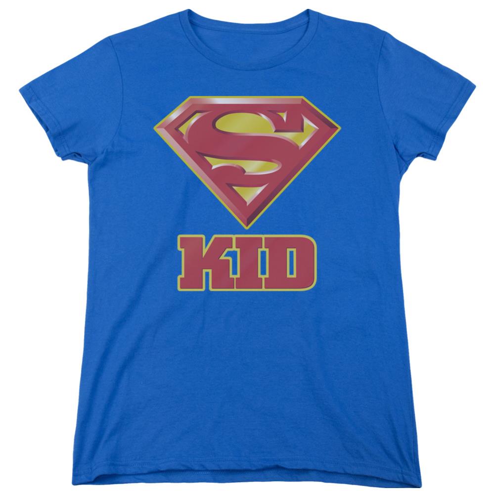 Superman Super Kid Women's 18/1 Cotton SS T