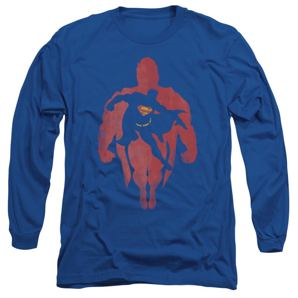 Superman Super Knockout Men's 18/1 Cotton LS T