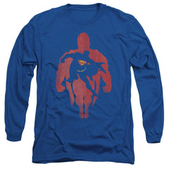 Superman Super Knockout Men's 18/1 Cotton LS T