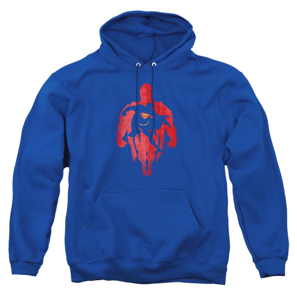 Superman Super Knockout Men's Pull-Over 75 25 Poly Hoodie