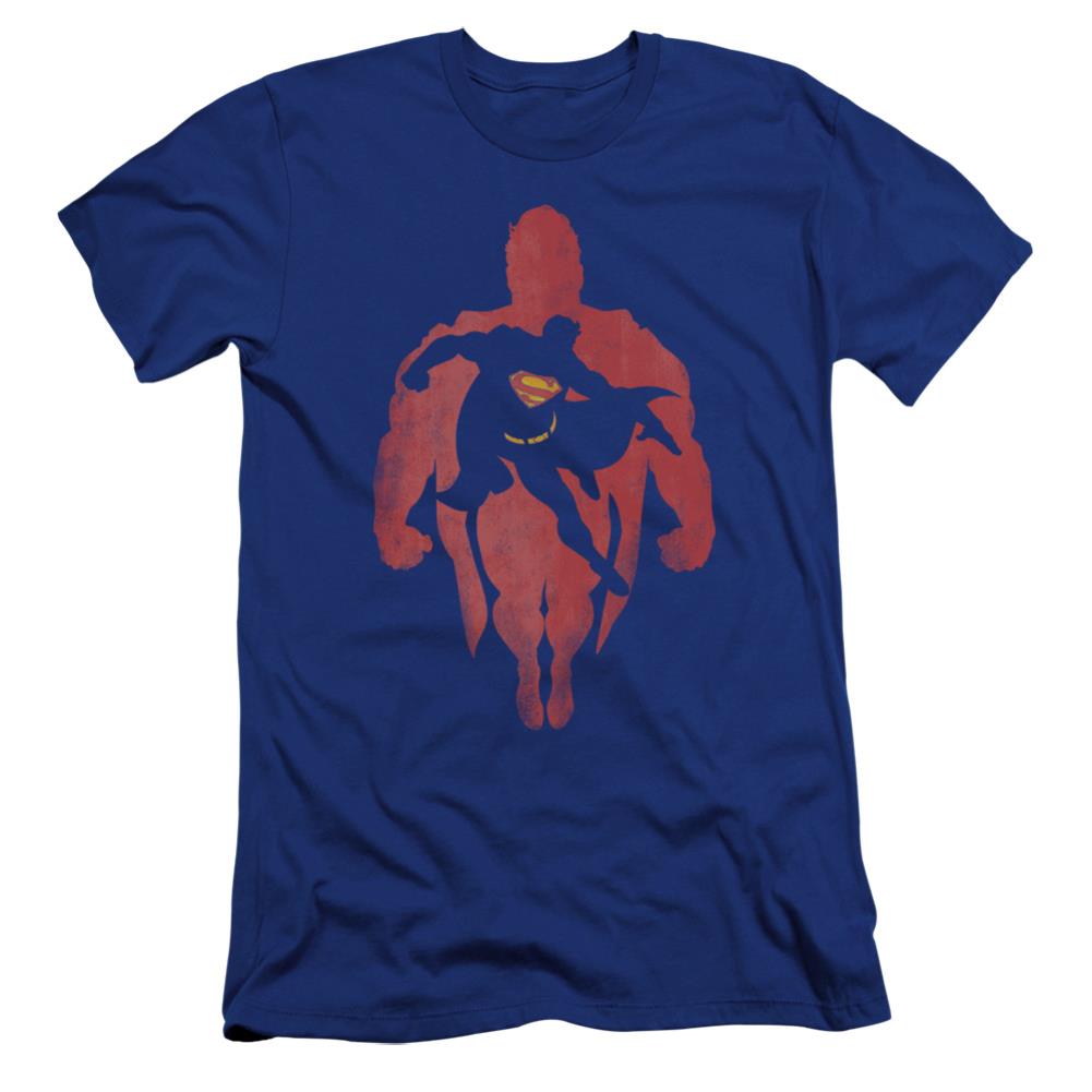 Superman Super Knockout Men's Ultra-Soft 30/1 Cotton Slim SS T