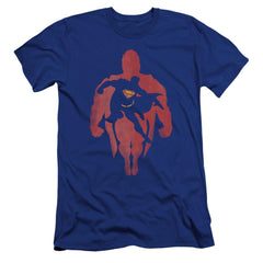 Superman Super Knockout Men's Ultra-Soft 30/1 Cotton Slim SS T