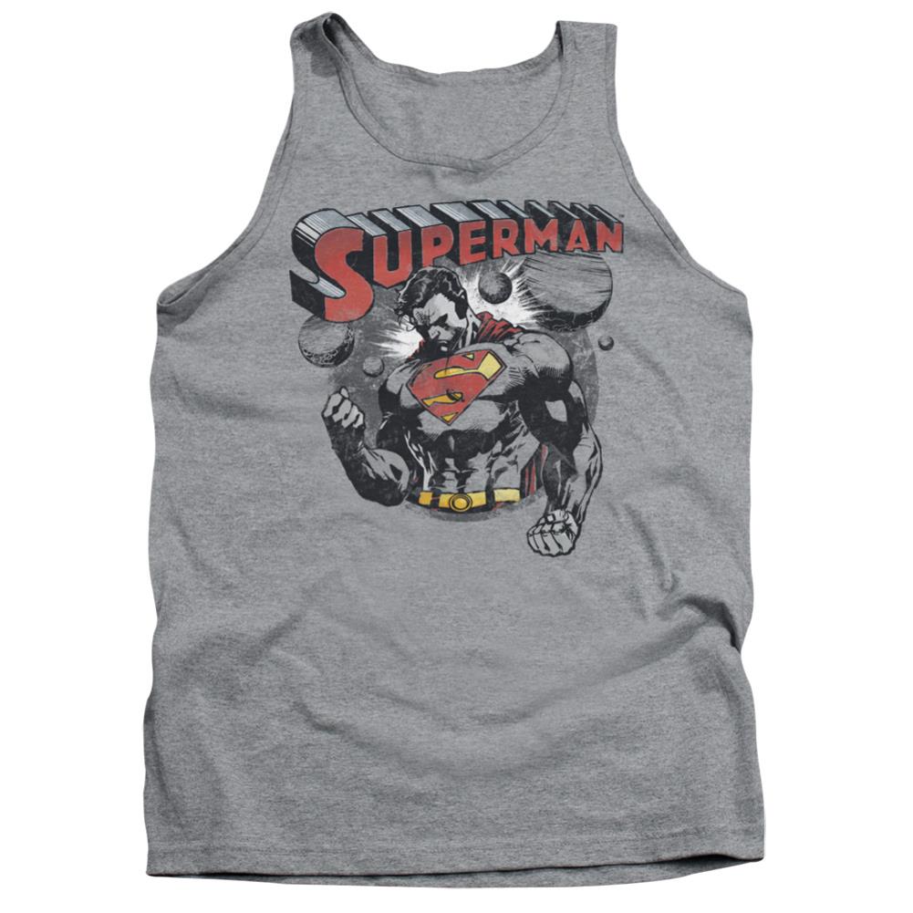 Superman Super Ko Men's 18/1 Cotton Tank Top