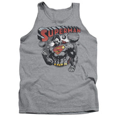 Superman Super Ko Men's 18/1 Cotton Tank Top