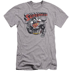Superman Super Ko Men's Ultra-Soft 30/1 Cotton Slim SS T