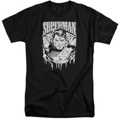 Superman Super Metal Men's 18/1 Tall Cotton SS T