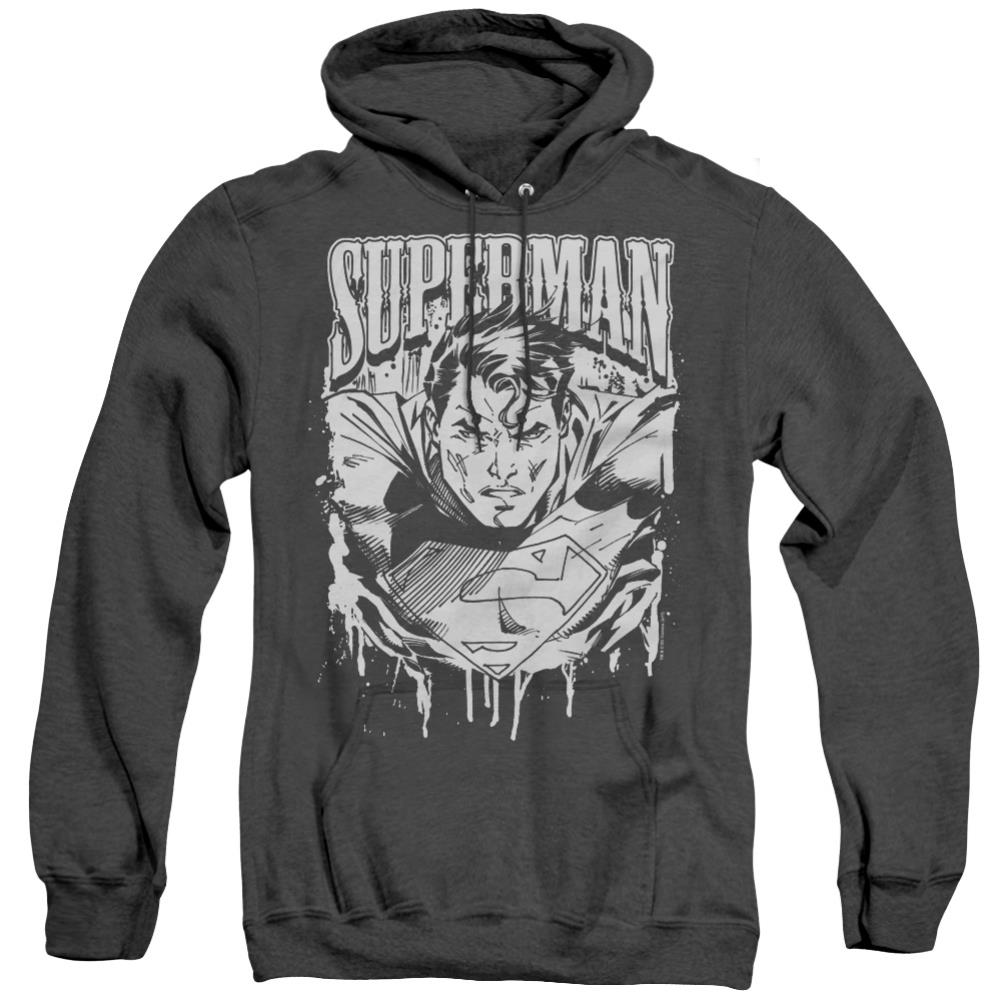 Superman Super Metal Men's Pull-Over Hoodie