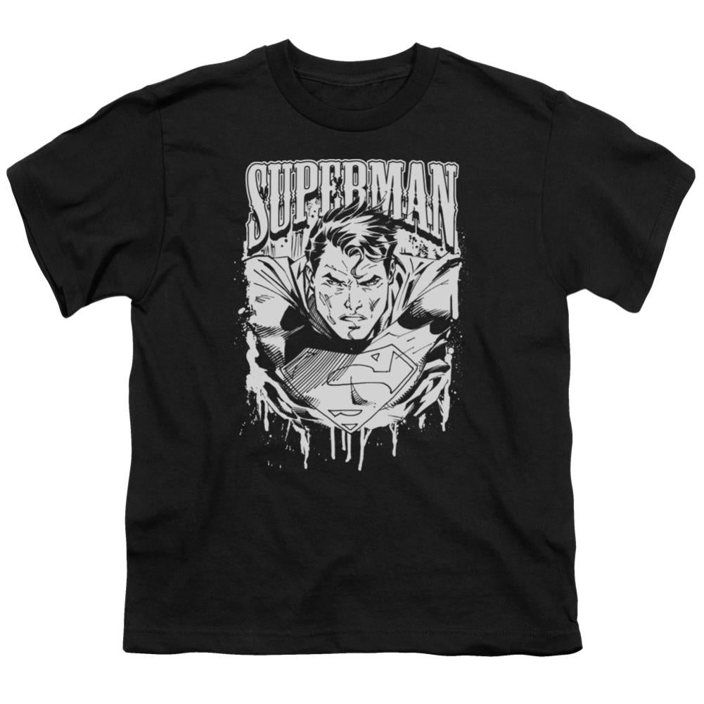 Superman Super Metal Youth 18/1 100% Cotton SS T