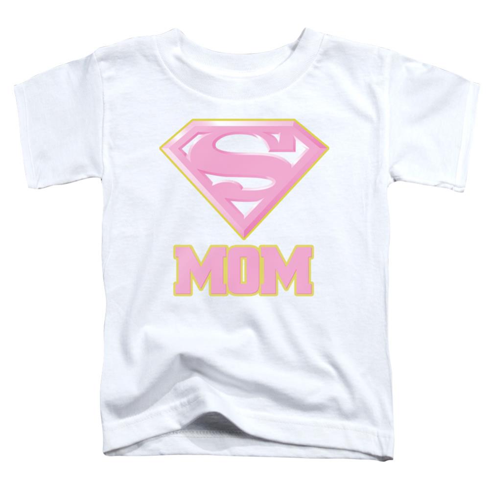 Superman Super Mom Pink Toddler 18/1 Cotton SS T