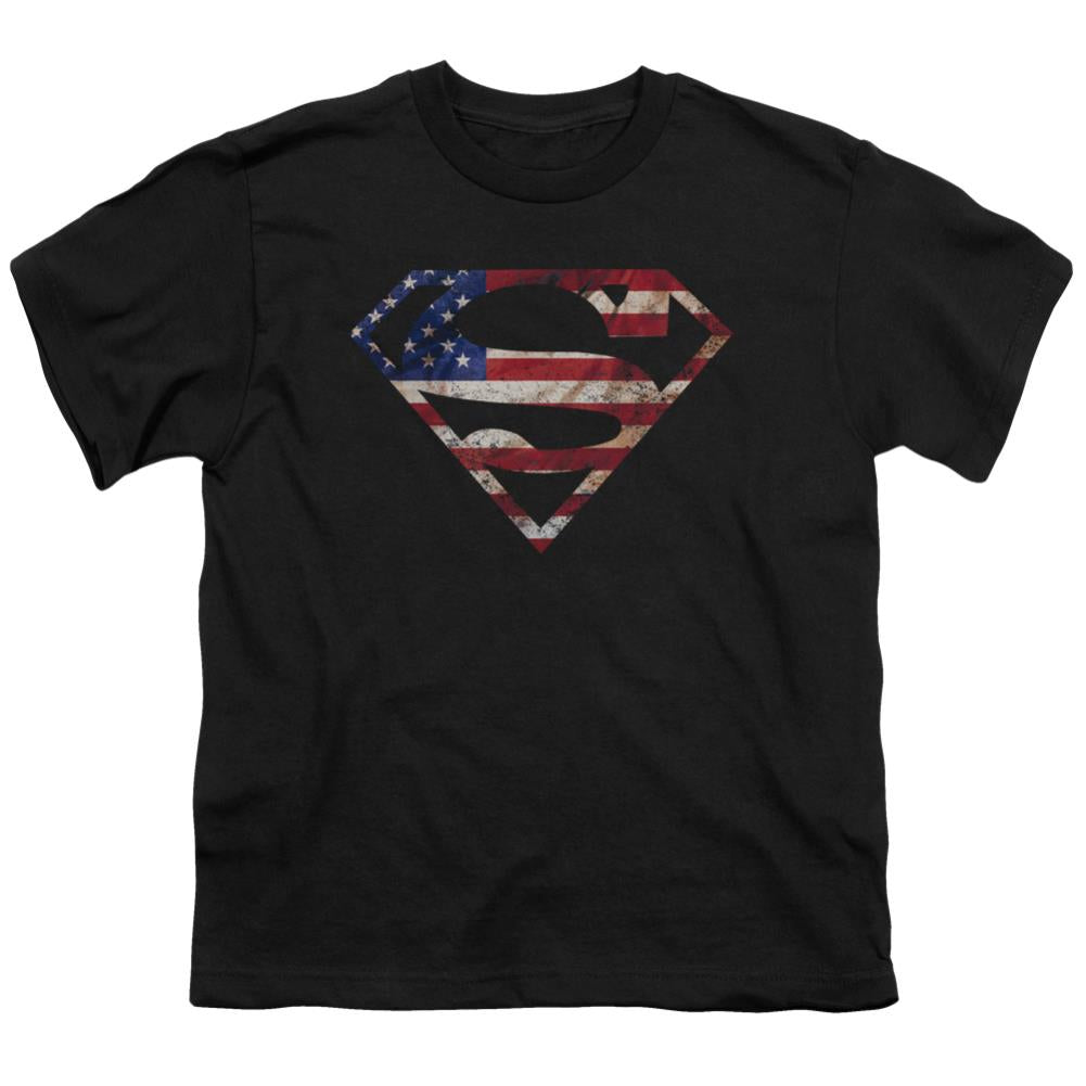 Superman Super Patriot Youth 18/1 100% Cotton SS T