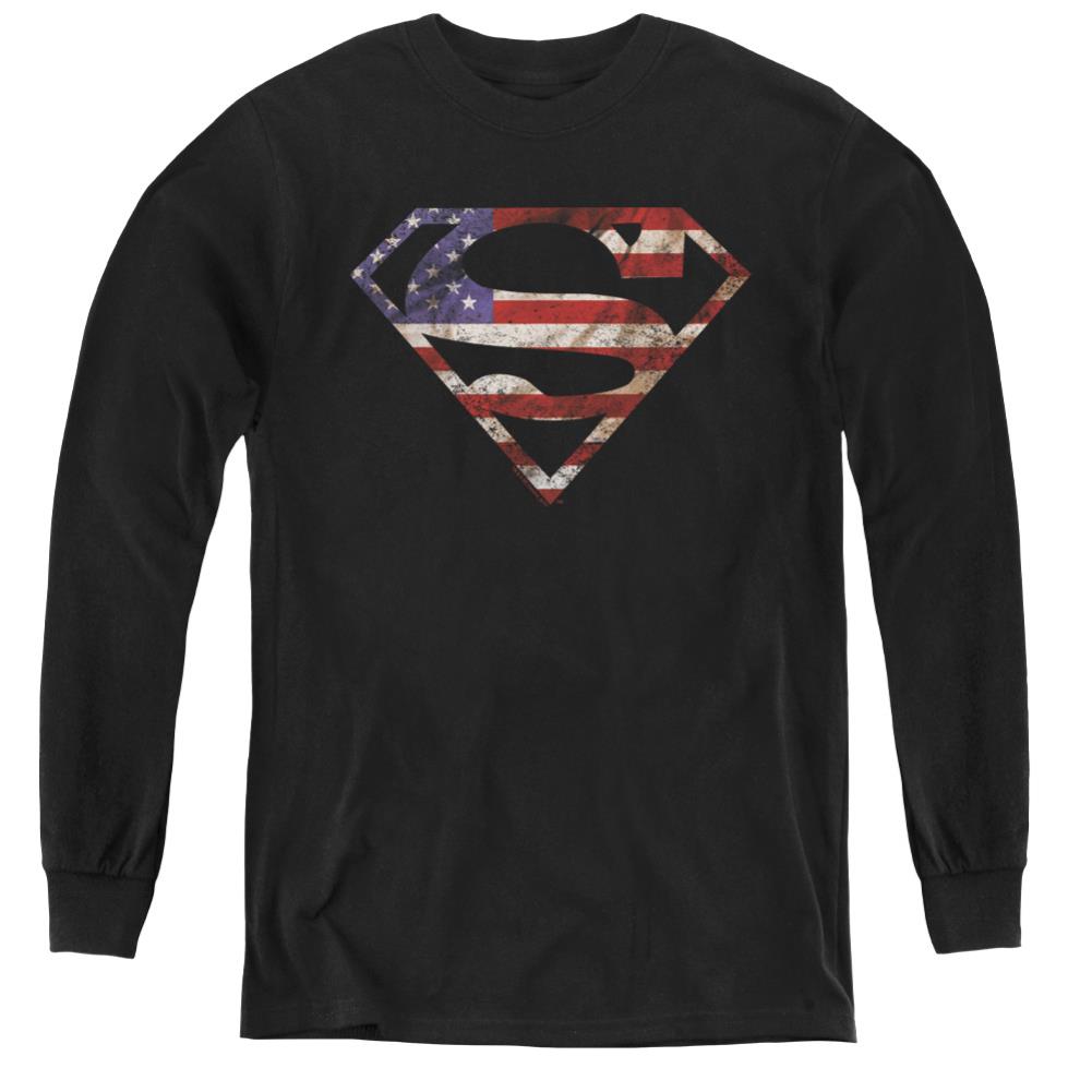 Superman Super Patriot Youth LS T