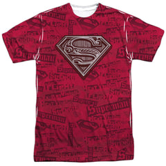 Superman Super Powers Men's Regular Fit Polyester SS T