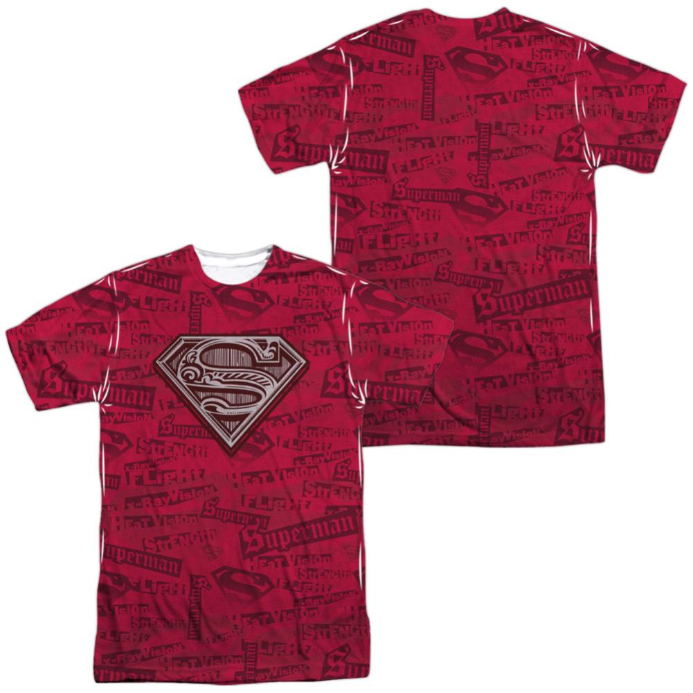 Superman Super Powers Men's Regular Fit Polyester SS T