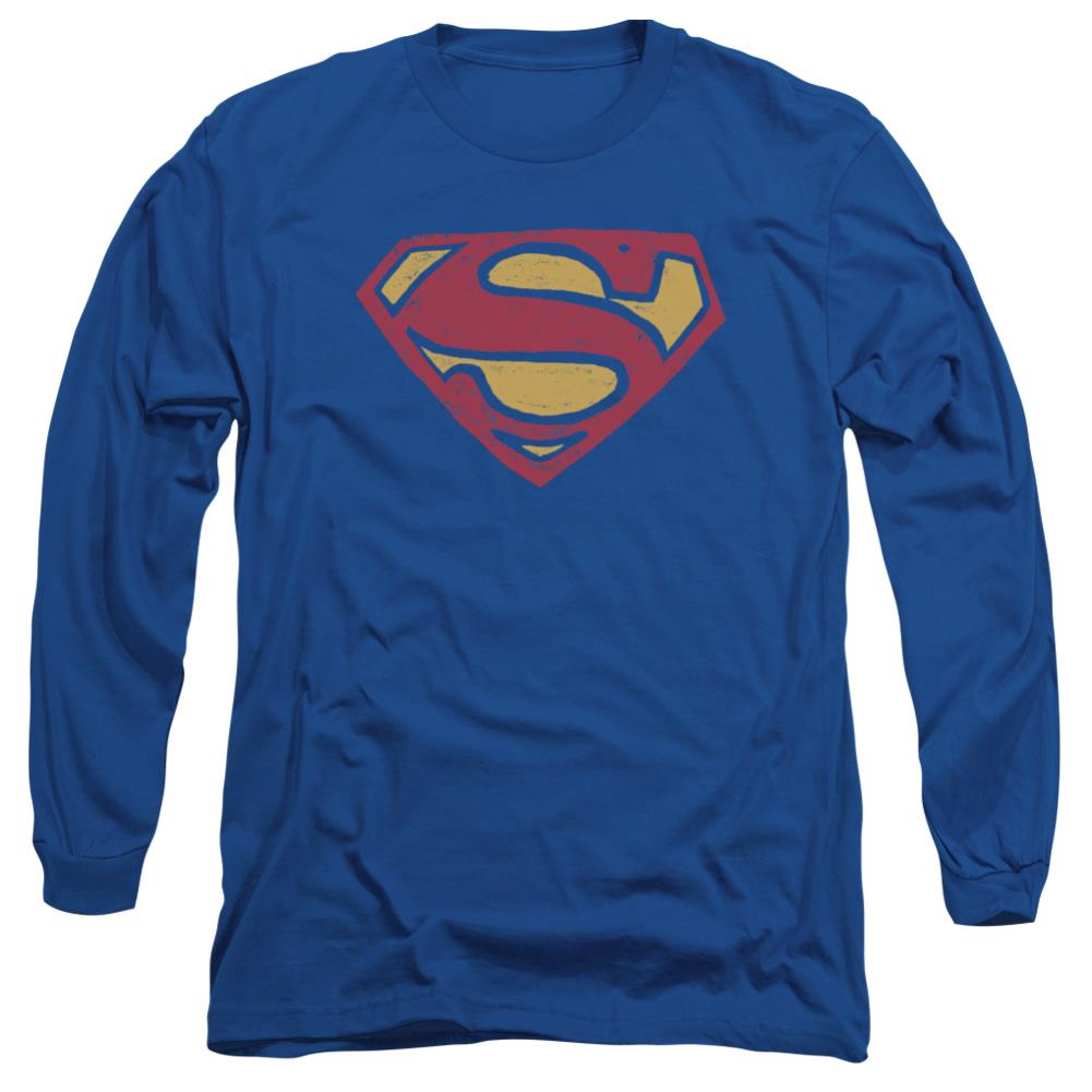Superman Super Rough Men's 18/1 Cotton LS T