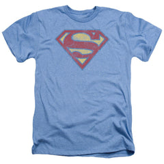 Superman Super S Men's 30/1 Heather 60 40 Poly SS T