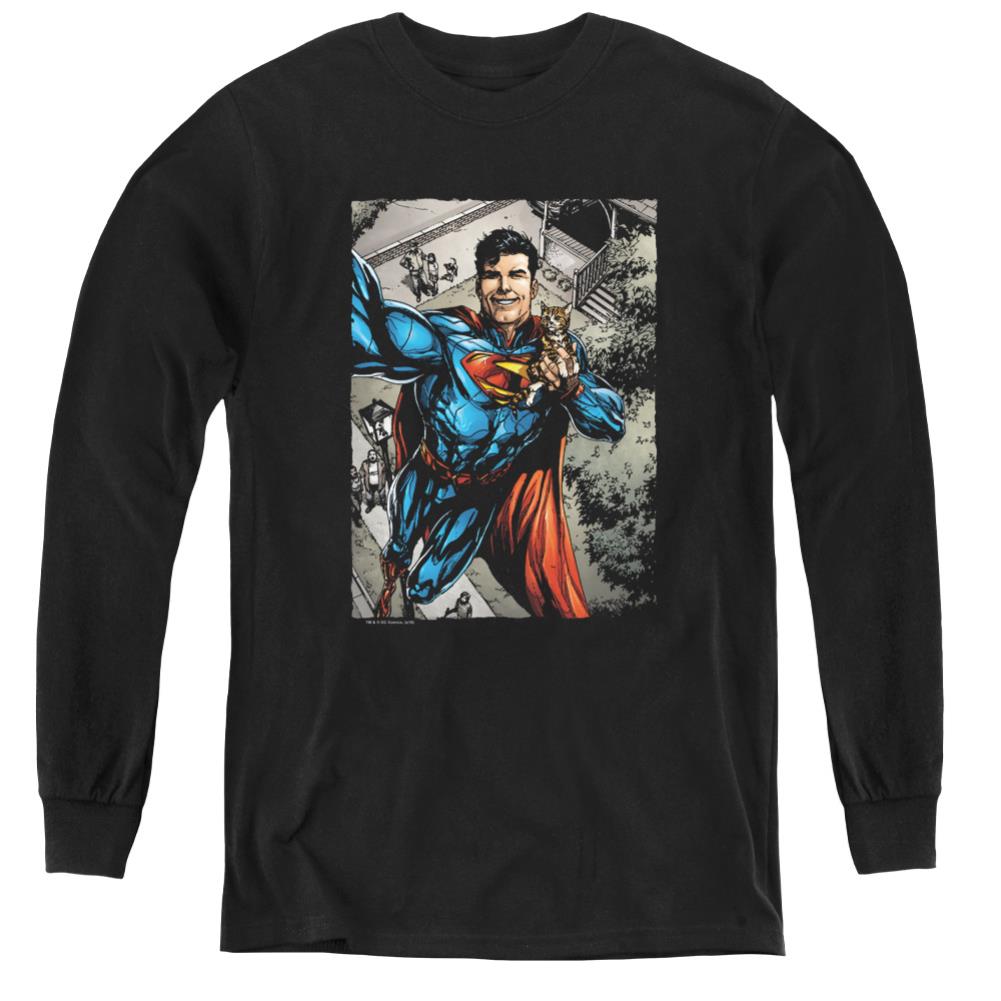 Superman Super Selfie Youth LS T
