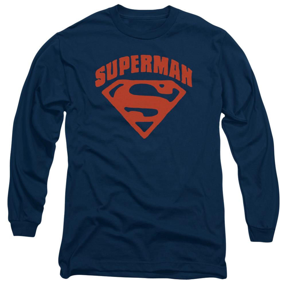 Superman Super Shield Men's 18/1 Cotton LS T