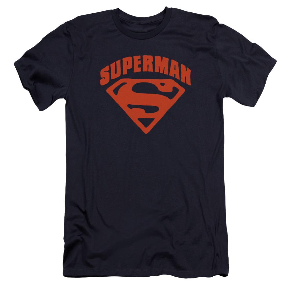 Superman Super Shield Men's Ultra-Soft 30/1 Cotton Slim SS T